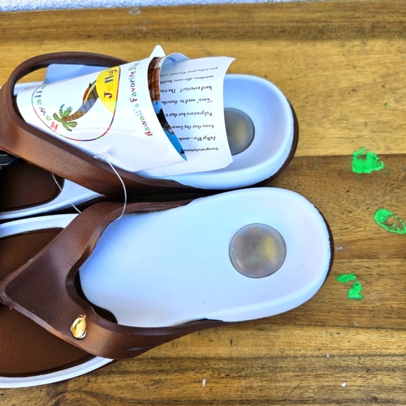 Hawaiian Jellys Ultra Comfort Coconut Fruit Unisex Flip Flop Sandal Wome… - Picture 11 of 16